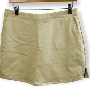 Under Armour Performance Golf Skort Womens Size 4 Khaki Loose Fit Heat Gear NEW